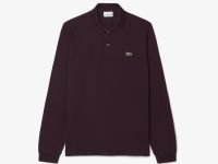 Оригинальная мужская рубашка-поло Lacoste L.12.12 с длинным рукавом