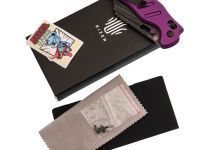 Складной нож Kizer C01C, сталь 154CM, рукоять алюминий, фиолетовый