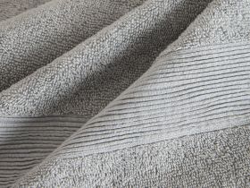 Полотенце махровое Piega, серое