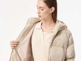 Женский короткий пуховик Lacoste