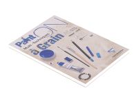 Альбом-склейка для смешанных техник Clairefontaine "Paint'ON with grain" А5 20 л 250 г, экстра-белый