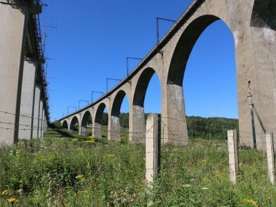 Виадук в урочище Широкий Лог