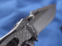 Полуавтоматический складной нож Natural 2, CRKT 7080M, сталь 8Cr13MOV, рукоять сталь/микарта