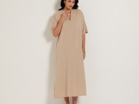 Платье Respiro, бежевое
