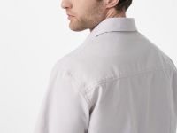 Рубашка из ткани оксфорд с коротким рукавом, Бежевый