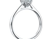 Кольцо из белого золота с бриллиантом э4001кц07220864