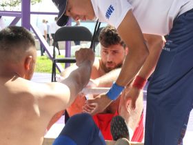 Определены победители международного турнира по мас-рестлингу компании «Железные дороги Якутии»