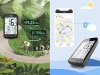 Cycplus Велокомпьютер Cycplus M1 16 функций, цвет Черный