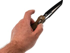 Складной нож Microtech MSI 210T-1PMDE, сталь M390MK, рукоять полимер