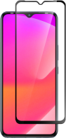 Стекло защитное для Infinix SMART 6 PLUS Черная рамка