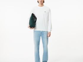 Мужской лонгслив Lacoste из хлопка