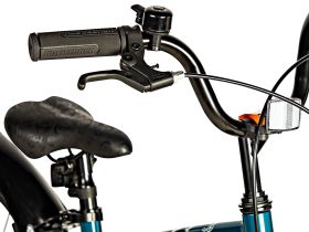 Детский велосипед Novatrack Extreme 16 V-Brake, год 2025, цвет Зеленый-Голубой