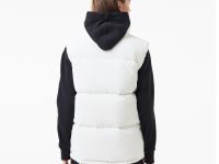 Женский утеплённый жилет Lacoste с капюшоном