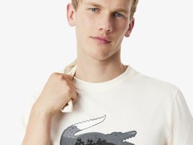 Мужская хлопковая футболка Lacoste
