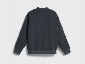 Утеплённый бомбер для мальчиков, Серый