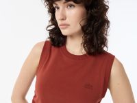 Женский топ Lacoste из эластичного хлопка