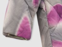 Пуховое пальто с воротником-стойкой