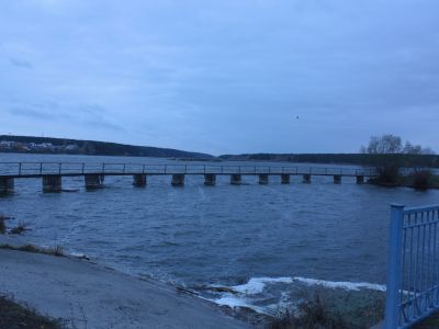 Земляная плотина и пруд Павловского сереброплавильного завода, построенного в середине XIX века