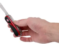 Нож перочинный Victorinox EvoGrip S17, сталь X55CrMo14, рукоять Cellidor/эластомер, черно-красный