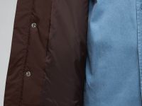 Утепленная куртка с отложным воротником