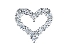 Подвеска из белого золота с бриллиантами э4701пд11200102