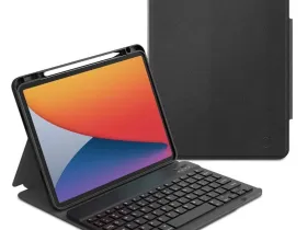 Чехол-клавиатура WIWU Protective Keyboard для Apple iPad 10 (2022)/iPad 11 (2025) русская раскладка (черный)