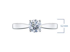 Кольцо из белого золота э4712кц10210212