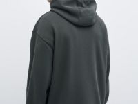 Толстовка с эффектом стирки, Зеленый