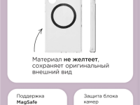 Клип-кейс VLP Puro Case MagSafe для Samsung Galaxy S24 прозрачный