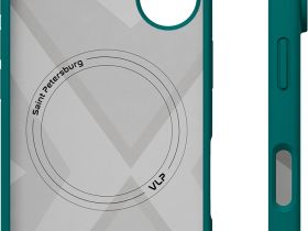 Клип-кейс VLP Aster для Apple iPhone 16 с MagSafe Зелёный