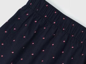 Трусы-боксеры с принтом, Синий