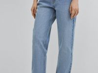 Джинсы Mom с высокой посадкой, Голубой