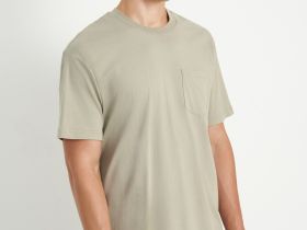 Футболка из хлопка свободного силуэта