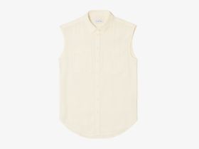 Женская рубашка Lacoste из льна и тенселя