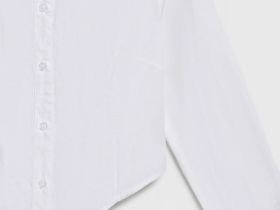 Укороченная блузка для девочек, Белый