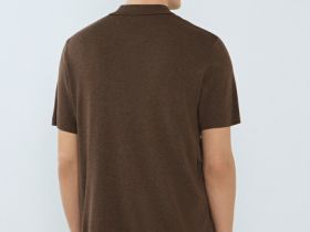 Вязаное поло, Серый