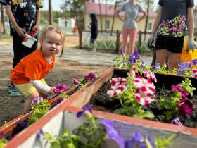 Волонтеры «Полиметалла» сделали цветочный подарок школе-интернату