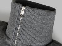 Утепленная куртка с воротником-стойкой