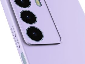 Клип-кейс Krutoff Silicone для realme C71 Фиолетовый