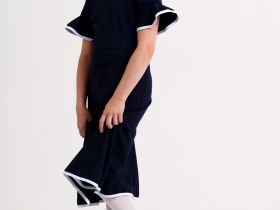 Платье трикотажное для девочек