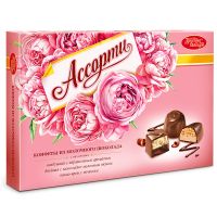 Конфеты в коробке Ассорти молочный шоколад, Красный Октябрь, 185 гр.