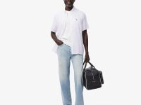 Мужская льняная рубашка Lacoste