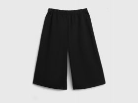 Шорты с контрастными бантами для девочек, Черный