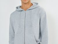 Базовая толстовка на молнии, Серый