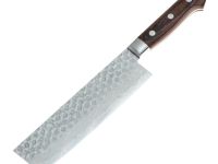 Нож Накири (шинковочный) 160 мм, Sakai Takayuki, сталь VG-10 Damascus 17 слоев, рукоять pakka wood
