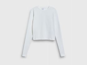 Лонгслив для девочек, Белый