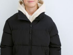 Утеплённая куртка для мальчиков, Черный