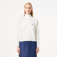 Женский свитер Lacoste свободного кроя на молнии