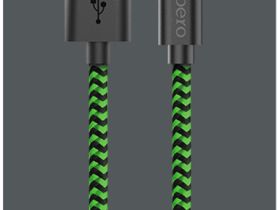 Кабель Pero DC-04 USB / Apple Lightning 2 м Зелёный