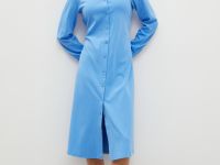 Приталенное платье-рубашка